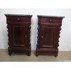 Copy of Louis Philippe mahogany feather bedside tables cm L53xP35xH88