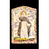 Devotional tile depicting Saint Vincent Ferrer. Imola