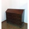 Piedmontese walnut drop-front desk