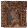Profile of a noblewoman, tempera on panel, Cremona, 16th century