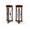 Pair of mahogany gueridons, Empire style, early 20th century