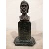Bronzo dell '800 rappresentante Dante - base in marmo