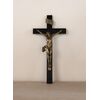 Crocifisso  del '700 in rame argentato