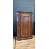 Early 19th-century Empire-style corner cabinet in solid walnut.