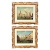 Pair of Venetian Views