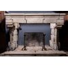 CHP211 - Imposing Gothic fireplace in Burgundy stone, from the 13th/14th century, from France, measures cm L 325 x H 200 x D 130