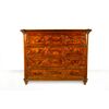 Walnut and burr walnut veneered chest of drawers, Lombardy, early 18th century