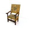 Walnut armchair, 17th century