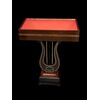 Small table with lyre