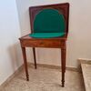 Charles X game table 1820 in maple and mahogany with inlays