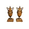 Pair of French Empire style marble vases - 19th century