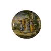 Piatto francese in maiolica decorata - XIX secolo