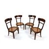 Four mahogany chairs, 19th century