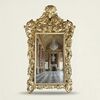 
Maestosa Specchiera Luigi XV in legno intagliato e dorato