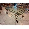 Wrought iron table with chairs