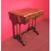 Walnut briar sewing table