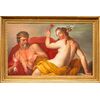 Scena mitologica Zeus e Giunone  - Primo '700 Veneto - olio su tela