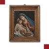 DIPINTO CON MADONNA E BAMBINO FINE XVIII SECOLO 
