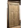 PTS902 - N. 3 lacquered wooden doors with frame, 19th century, clear opening cm W 100 x H 233