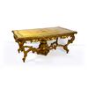 Carved, gilded and lacquered wooden table, Lombardy, 19th century