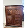 Cloverleaf wardrobe. Genoa, 17th century. Restored