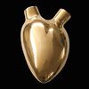 Gold - cuore in porcellana