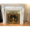 neoclassical fireplace with coeval ceramic reducer     