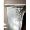 camino in marmo bianco carrara  pompadour