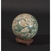 Sfera in marmo di breccia, diametro 9,5 cm