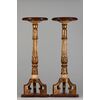 Italia, 1830 ca., Coppia di Etagere neoclassici (Coffee table) in legno intagliato e dorato