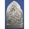 Bas-relief in slate &quot;Madonna with Child&quot; - Liguria 19th century.     