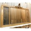 specc372 - gilded and carved mirror, 19th century, cm l 161 xh 110     