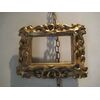 Antique golden carved frame. Period 1700     