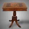 Antique inlaid coffee table signed Giuseppe Casalmaggiore     