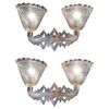 Pair of Murano Sconces by Seguso, 1940s