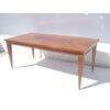 Table in rosewood with striped heels brass 196x98 h.78