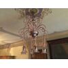 Murano chandelier amethyst color 6 years 30/40 h.100x75 lights