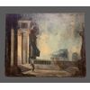 DIPINTO “ CAPRICCIO DI ARCHITETTURE CON FIGURA” - XVII SEC. 
