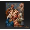 Ancient Italian school painting Holy Family     