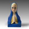 LENCI, Paola Bologna, Madonna in preghiera, Statuina ceramica decorata a mano 