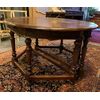 tav221 - Ligurian table in walnut, 17th century, measure cm l 131 xh 77     