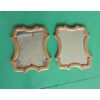 Pair of mirrors 58 x 47 cm     