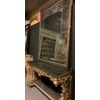 tav224 - gilded console in carved wood, cm l 162 xh 98 x d. 58     