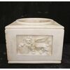 Particolare Mortaio in marmo di Carrara - Le 4 repubbliche Marinare - 25 x 25 x H 20 cm - Venezia