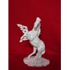 Spettacolare Cavallino rampante in marmo di Carrara - Venezia - H 27 cm