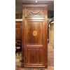 pti696 - walnut door complete with frame, 18th century, size cm l 112 xh 283     