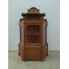 Showcase in walnut double body with riser - late 19th century - sideboard display cabinet     