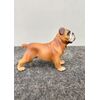Bisque porcelain figure depicting a boxer dog.Ginori manufacture.     