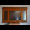 Tuscan fireplace in walnut     
