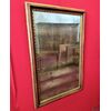Rectangular wooden mirror